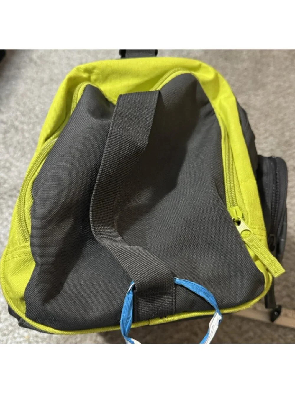 PUMA Procat Duffel Bag Neon Yellow Gray Gym Travel Sports Shoulder Strap